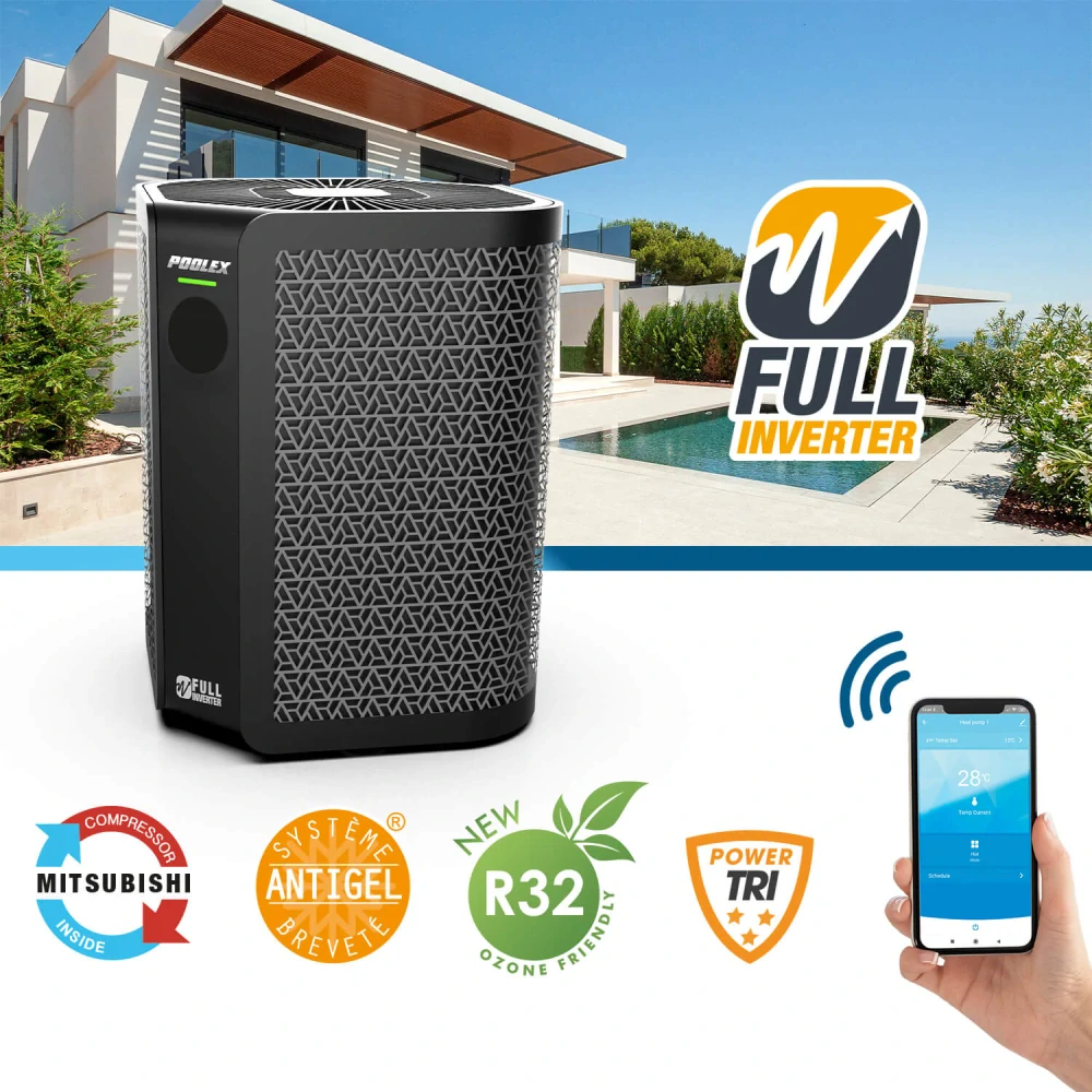 Tepelné čerpadlo Poolex Vertigo Fi2 55 (7,7 kW)